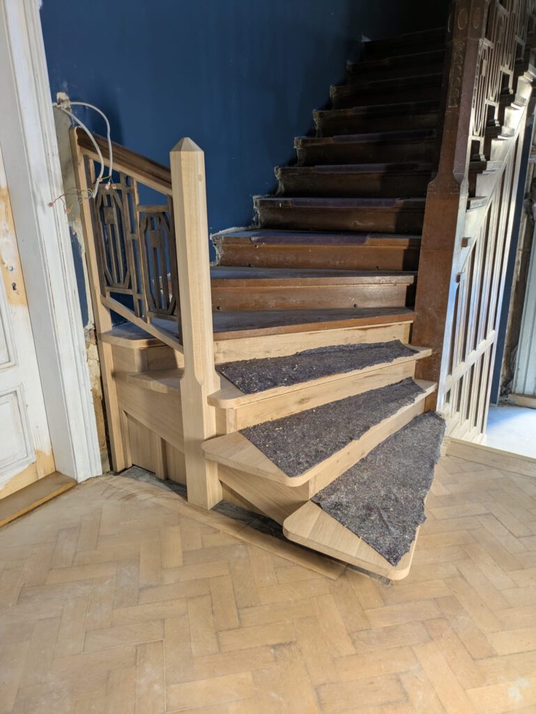 Umbau einer historischen Treppe