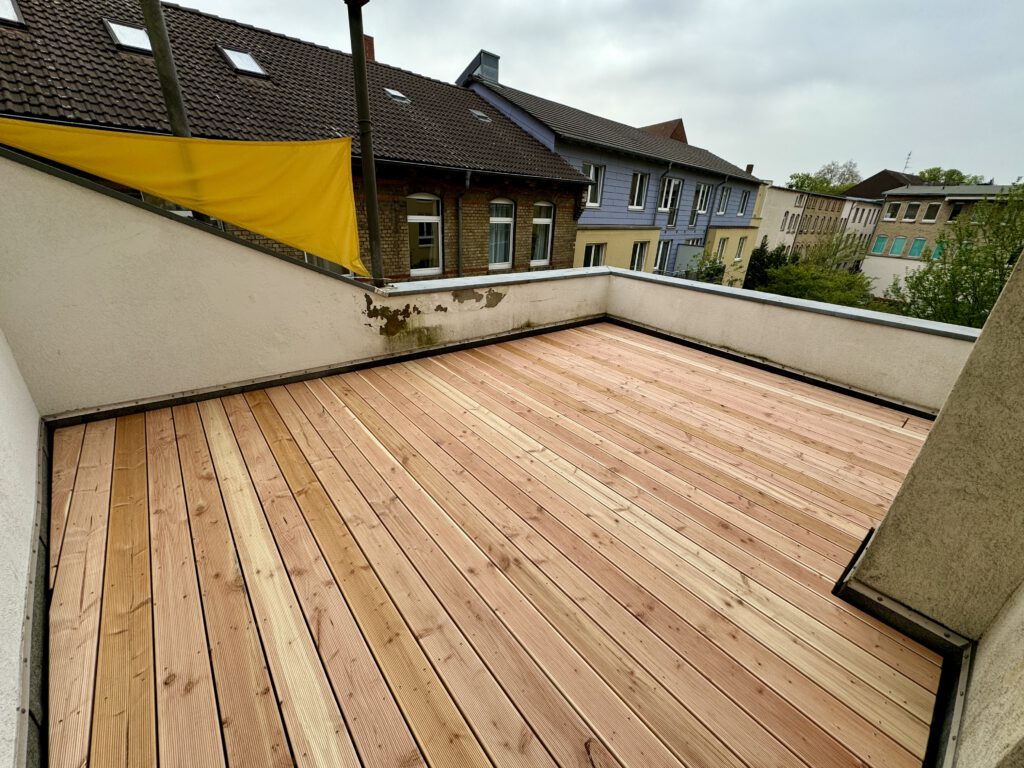 Dachterrasse aus Douglasie 