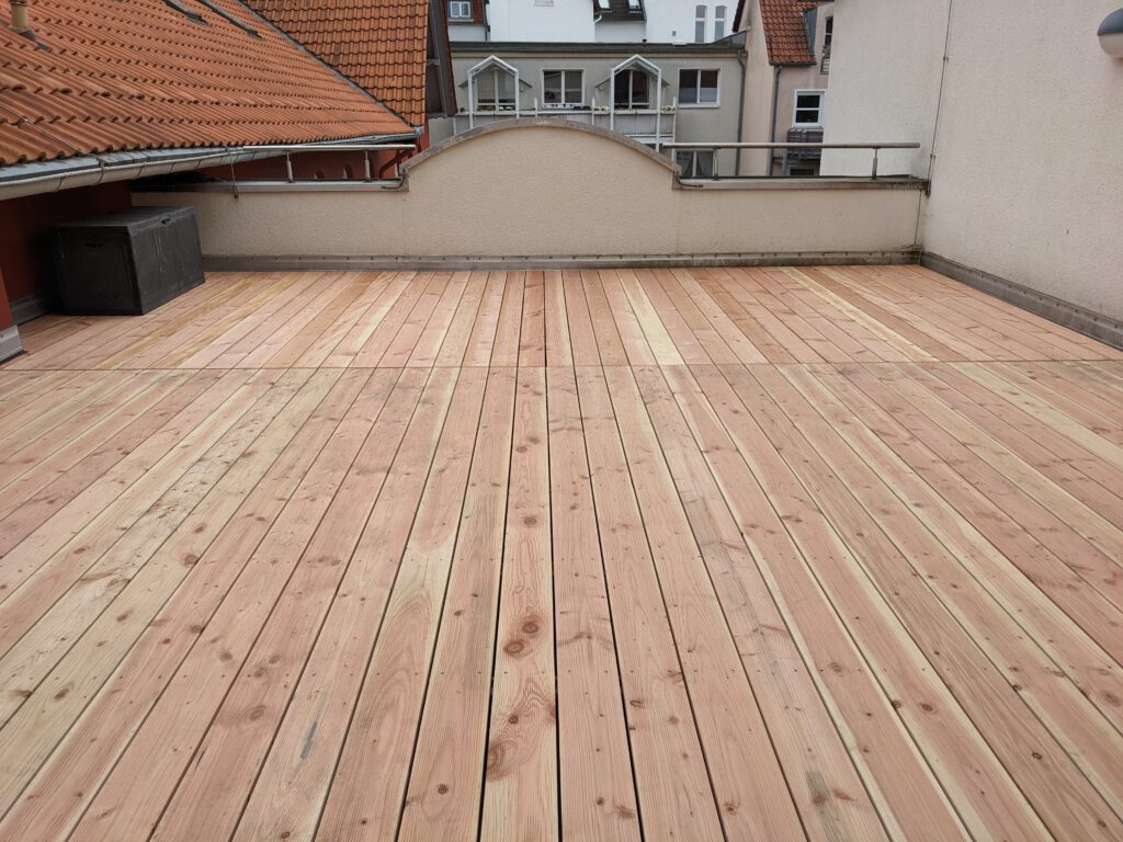 Dachterrasse auss Douglasie 